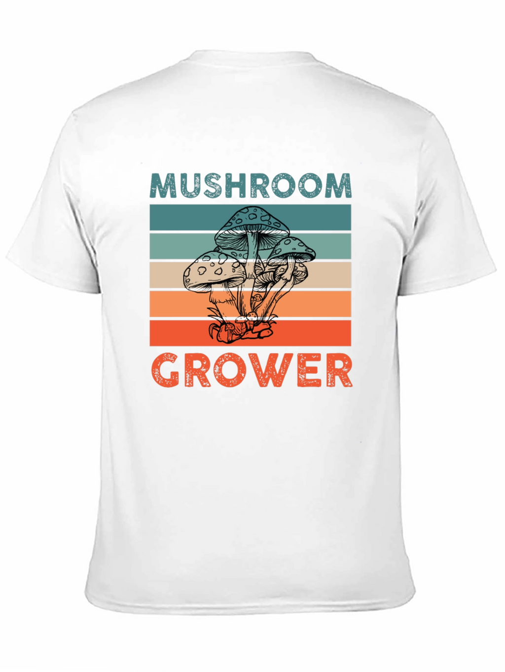 Mushroom Grower Graphic Tee Retro Style