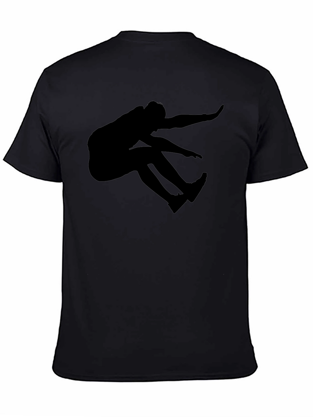 Black Silhouette Jumper Graphic T-Shirt