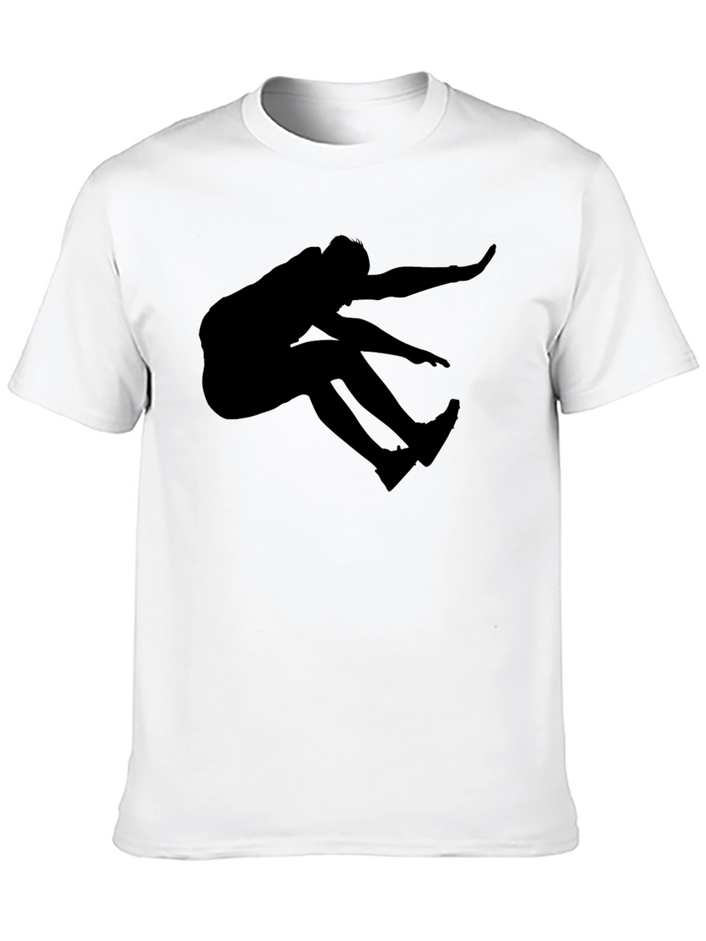 Black Silhouette Jumper Graphic T-Shirt