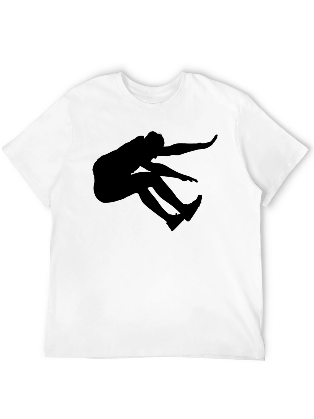Black Silhouette Jumper Graphic T-Shirt
