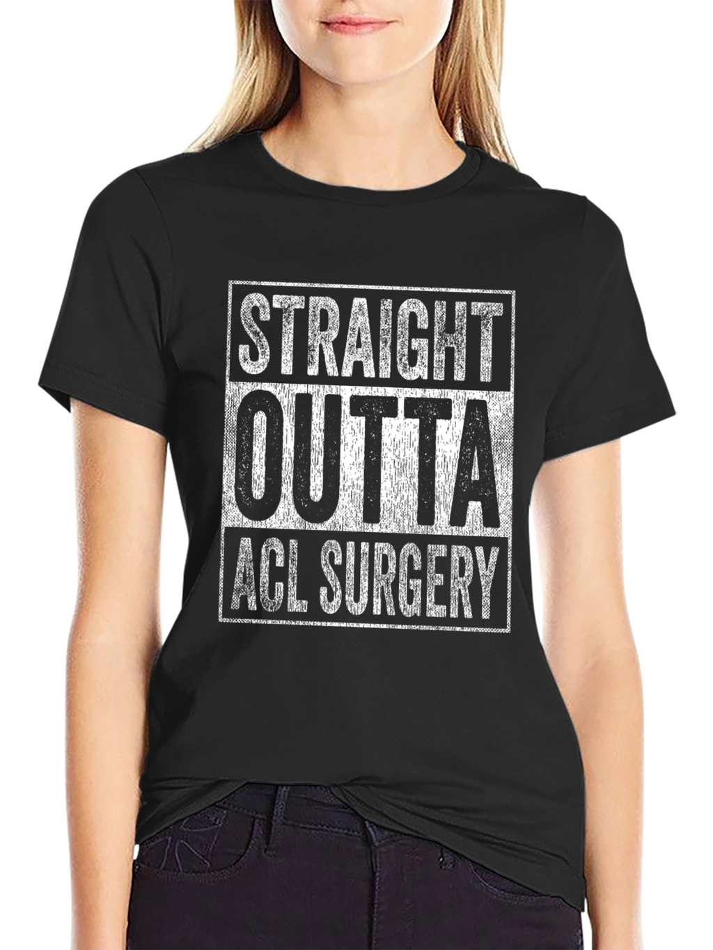 Straight Outta ACL Surgery T-Shirt - Recovery Tee