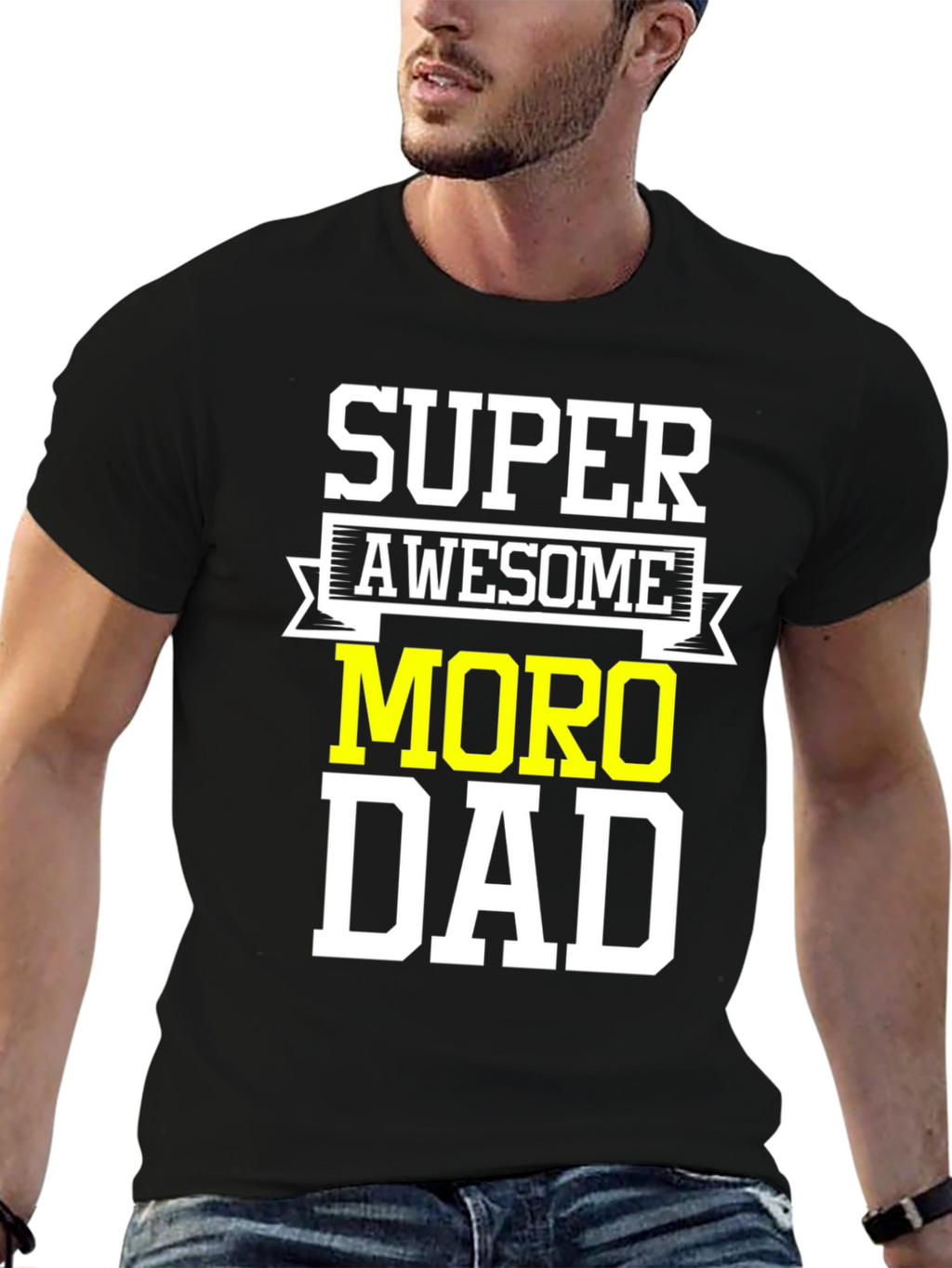 Super Awesome Moro Dad T-Shirt