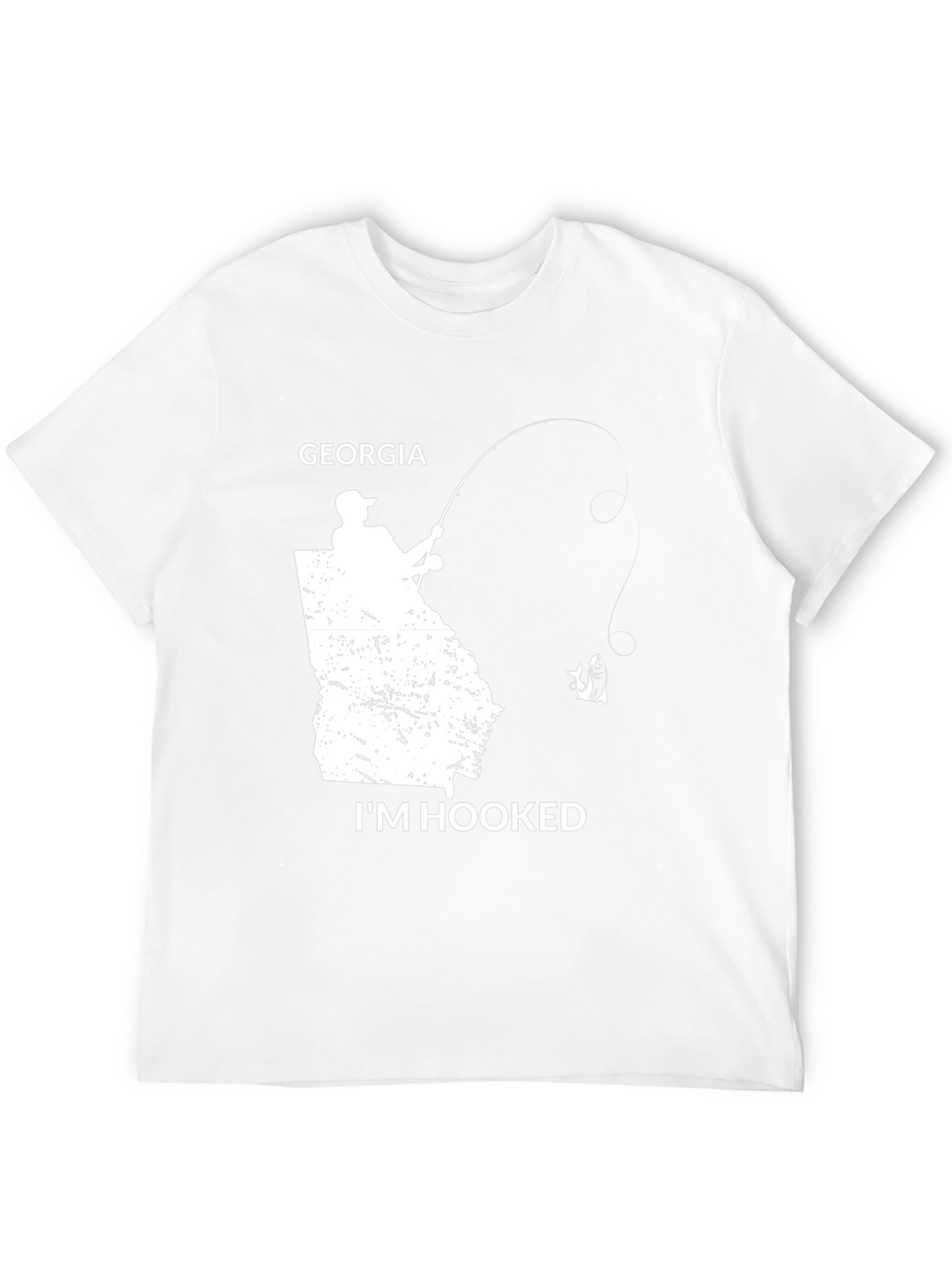 Georgia Fishing T-Shirt - Im Hooked State Pride
