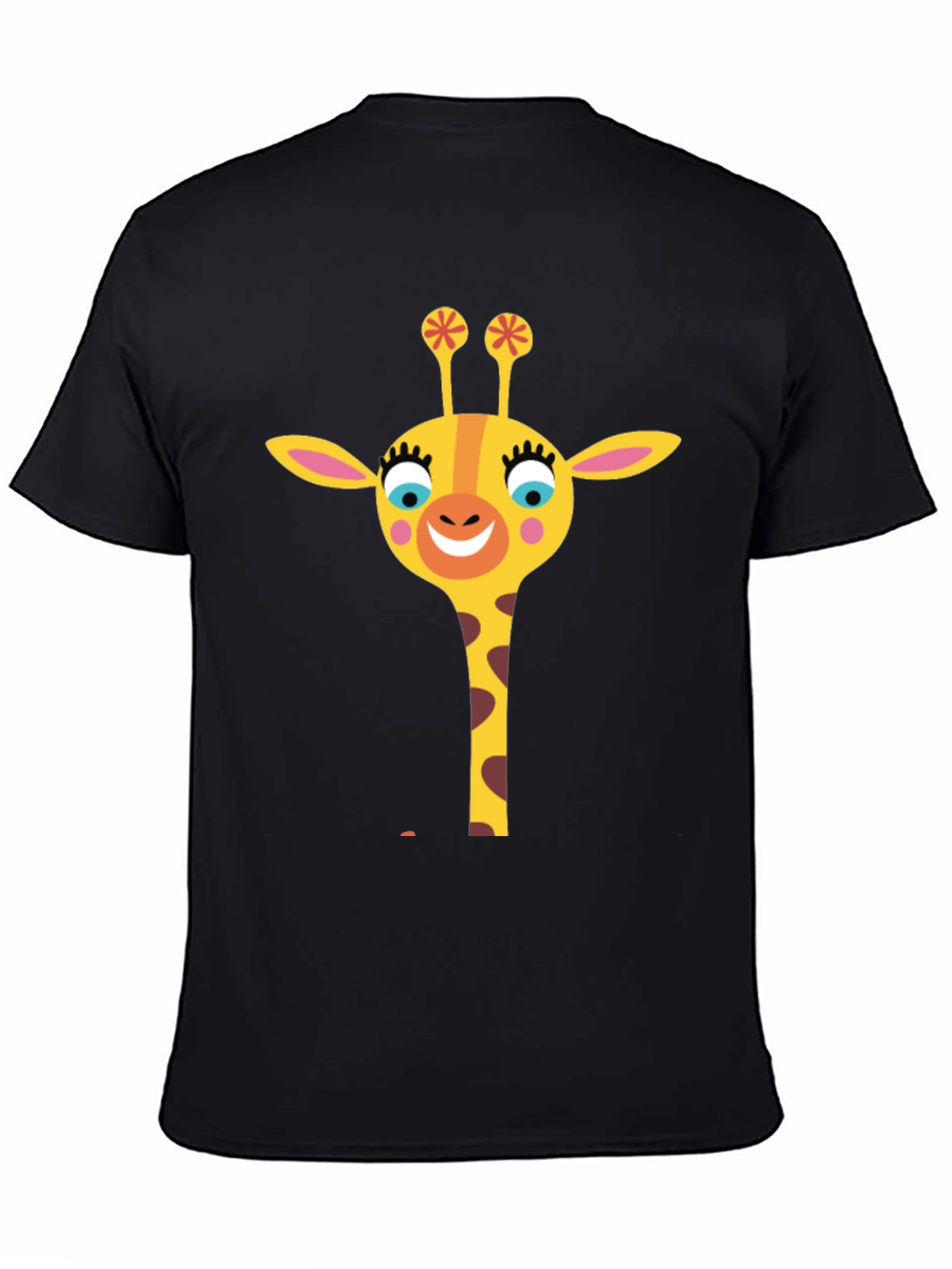 Giraffe Graphic Tee - Fun & Stylish Black T-Shirt