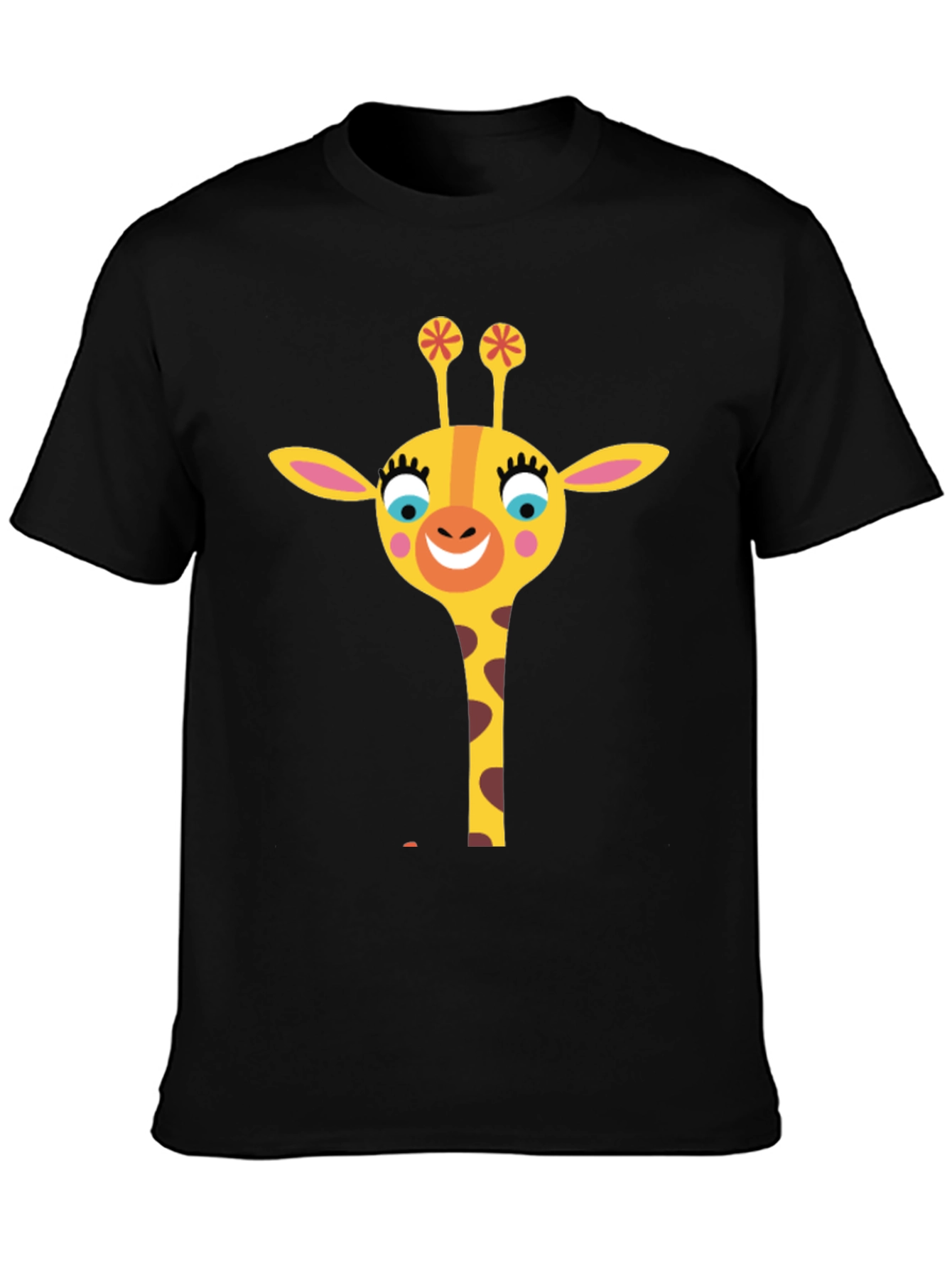 Giraffe Graphic Tee - Fun & Stylish Black T-Shirt