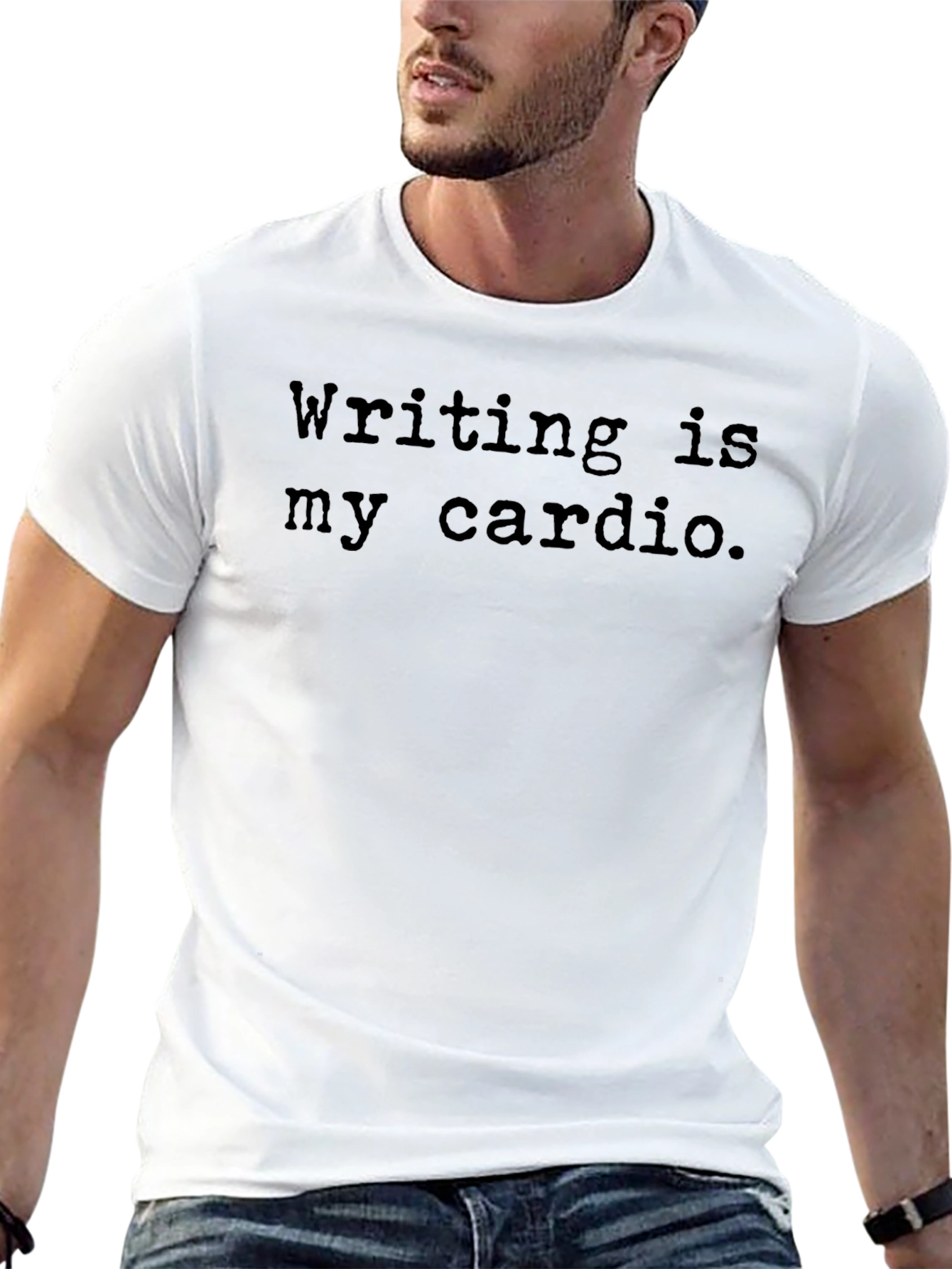 Writers Cardio T-Shirt - Funny Writing Tee
