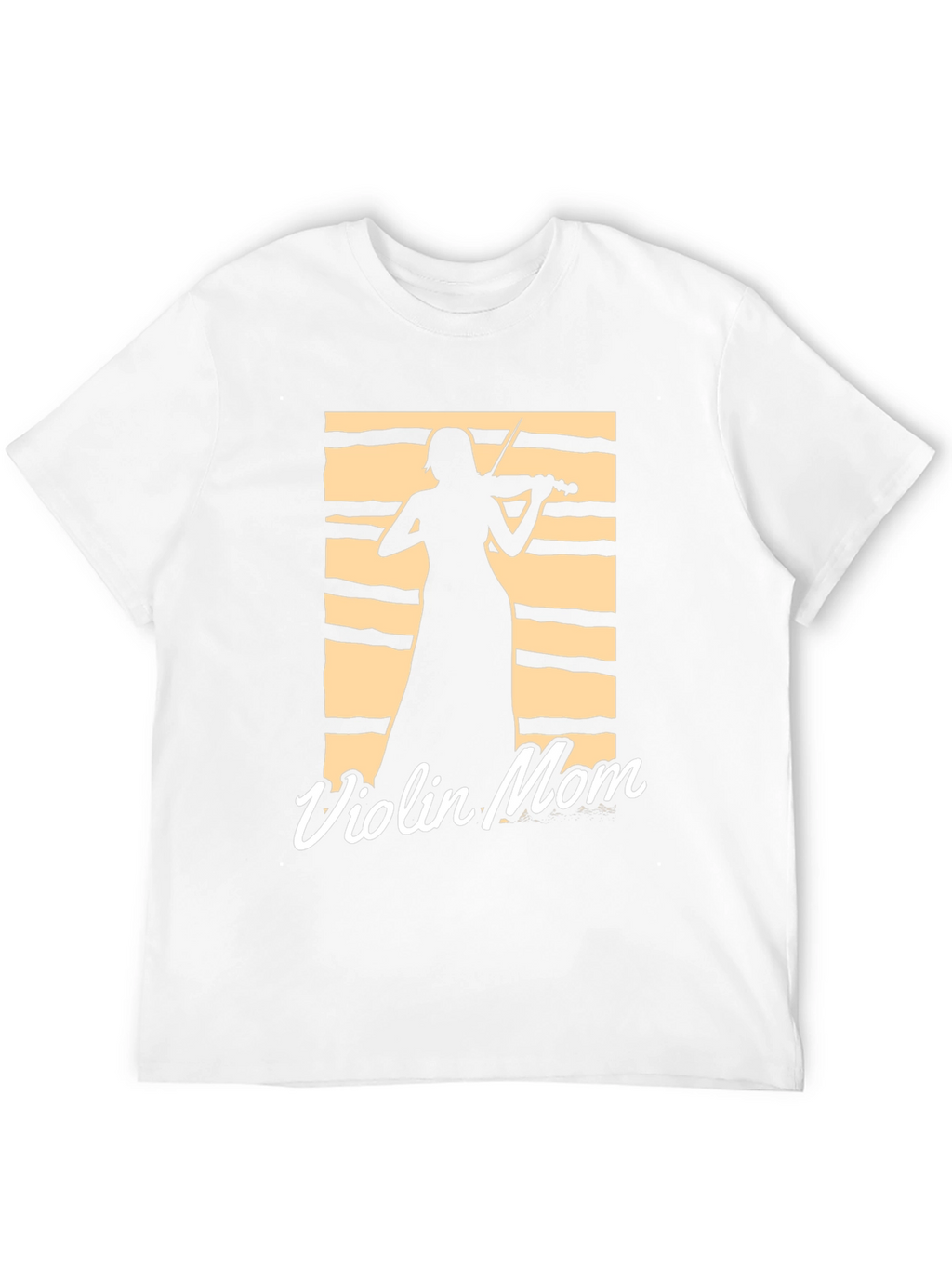 Violin Mom T-Shirt - Musician Silhouette Tee