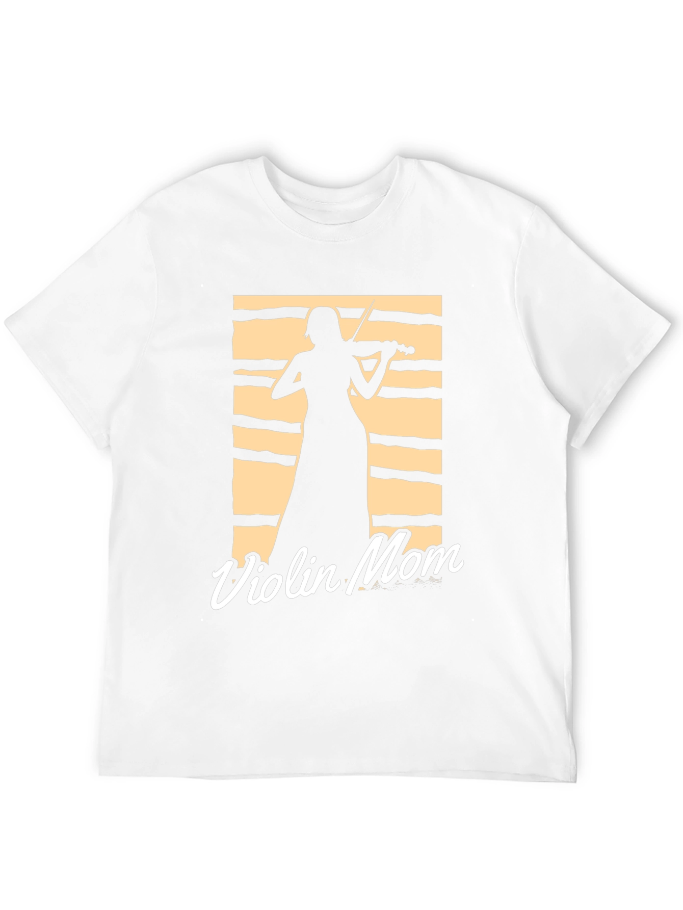 Violin Mom T-Shirt - Musician Silhouette Tee