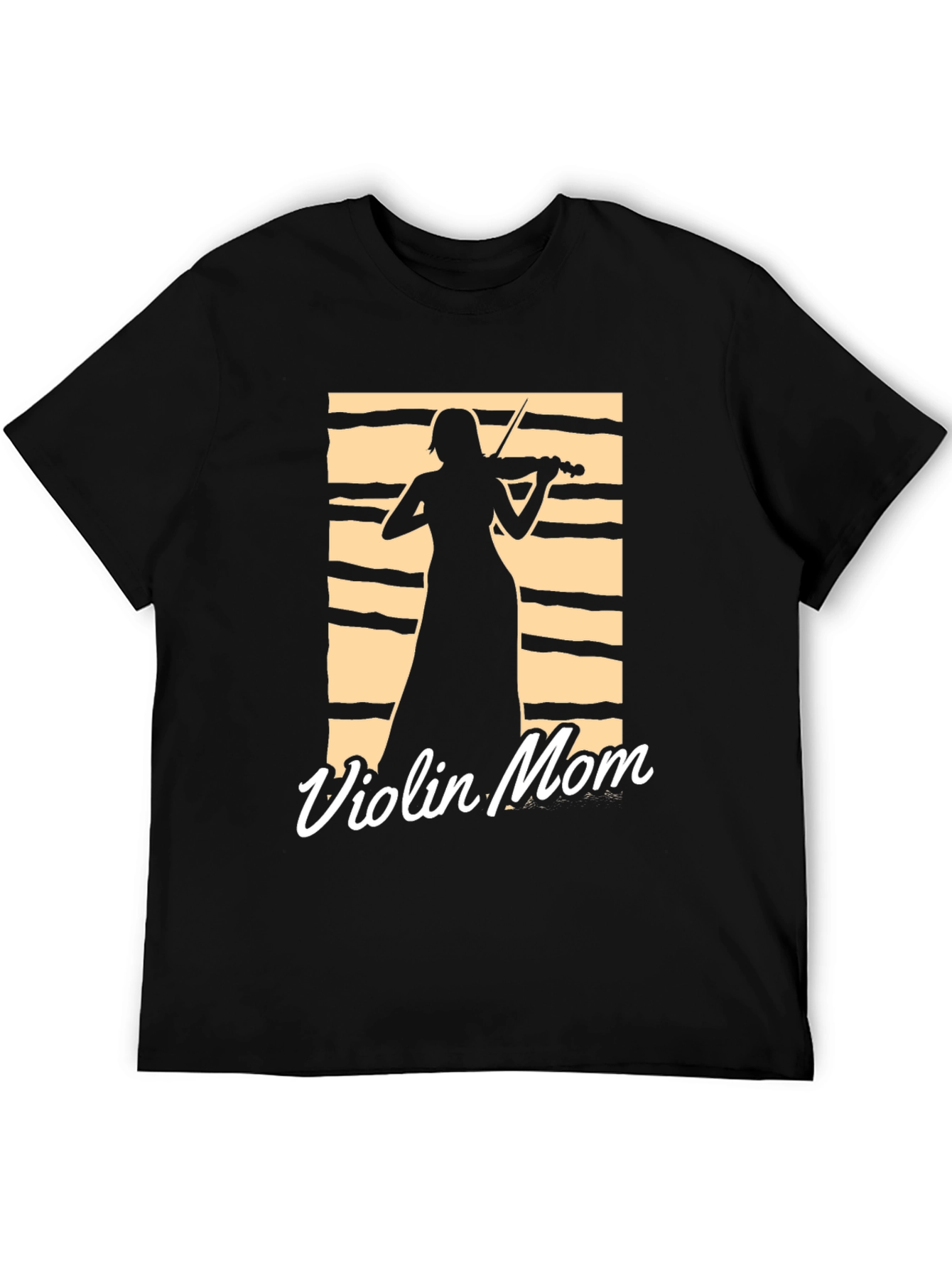 Violin Mom T-Shirt - Musician Silhouette Tee