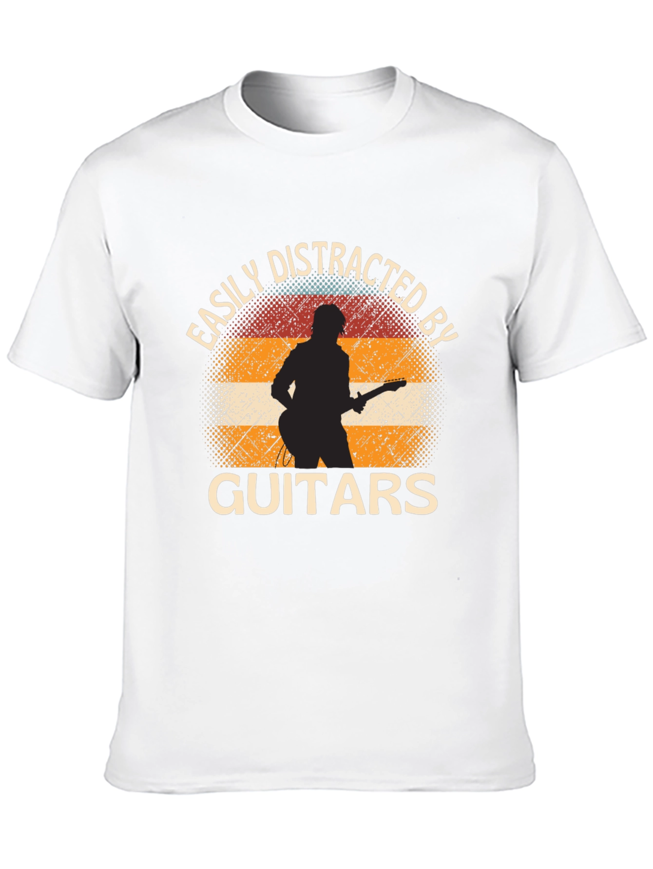Easily Distracted By Guitars Graphic Tee