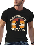 Easily Distracted By Guitars Graphic Tee