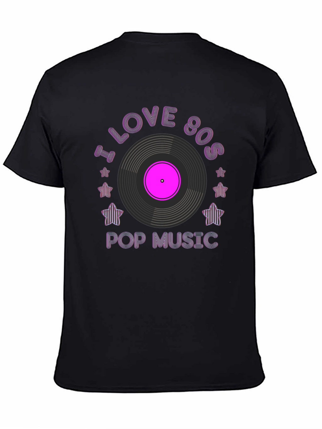 I Love 80s Pop Music Graphic Tee