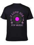 I Love 80s Pop Music Graphic Tee