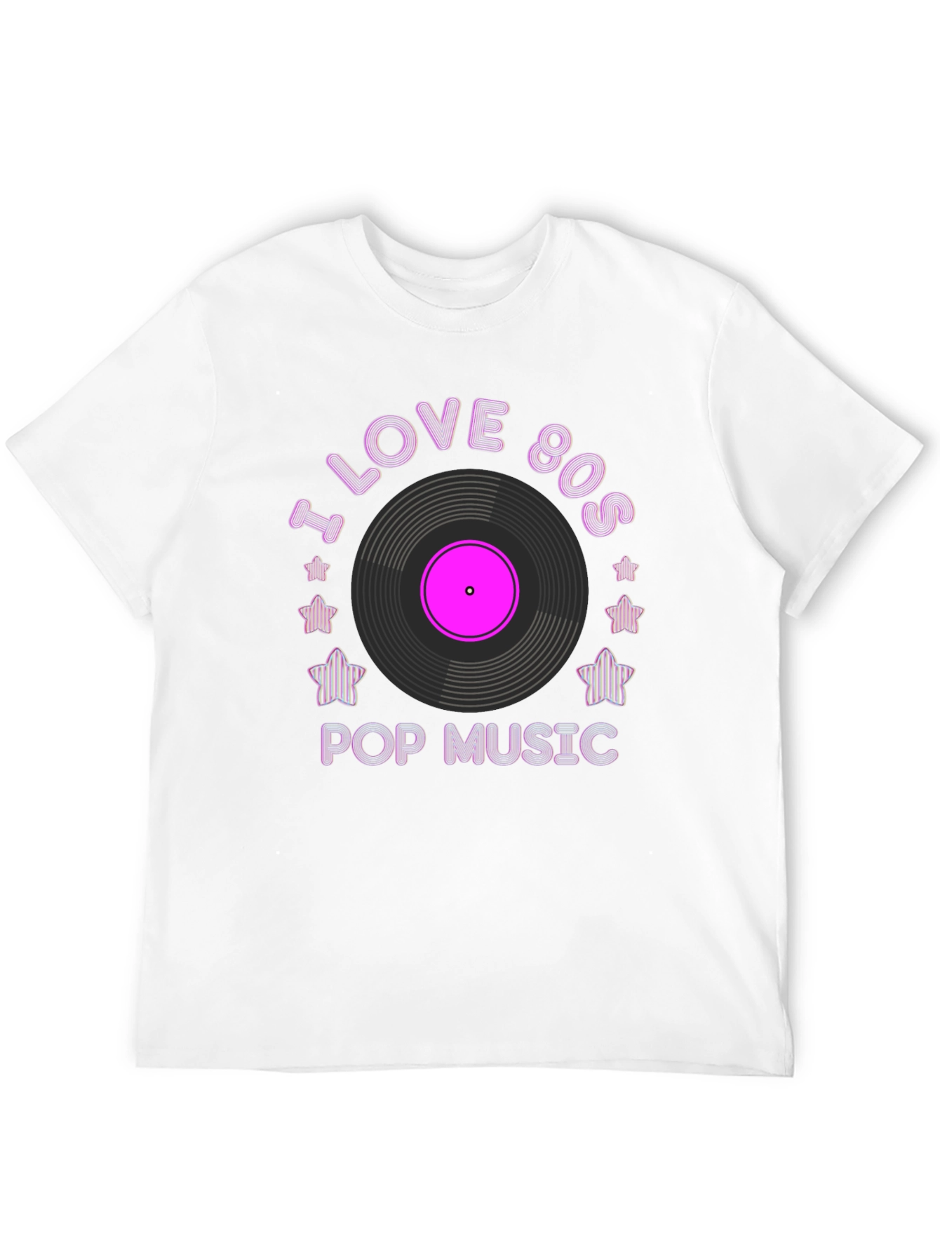 I Love 80s Pop Music Graphic Tee