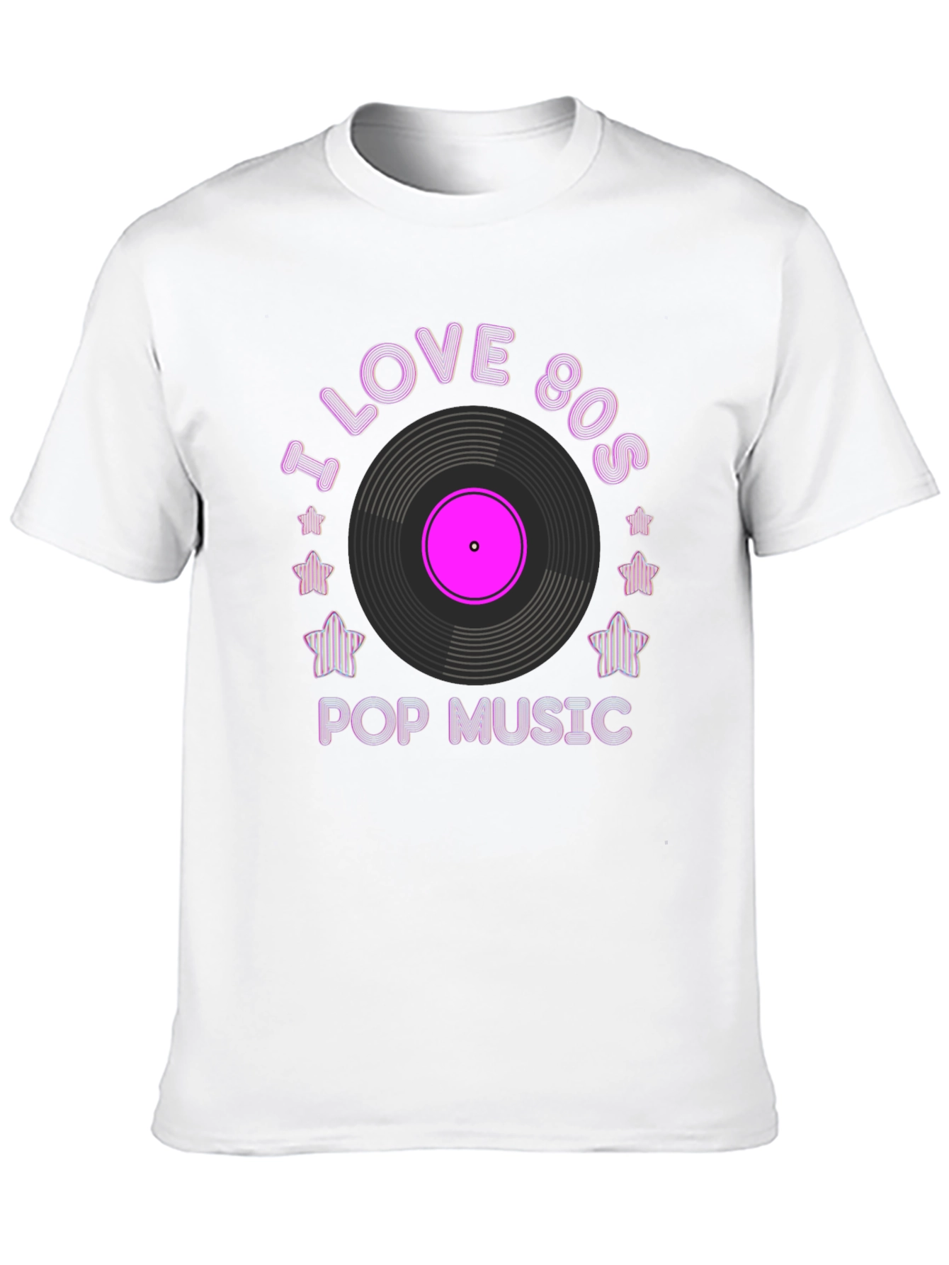 I Love 80s Pop Music Graphic Tee