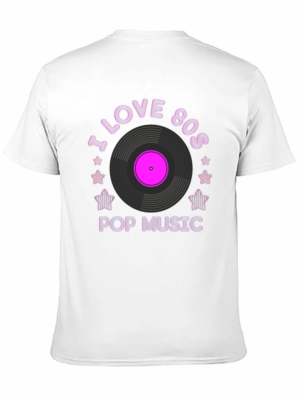 I Love 80s Pop Music Graphic Tee