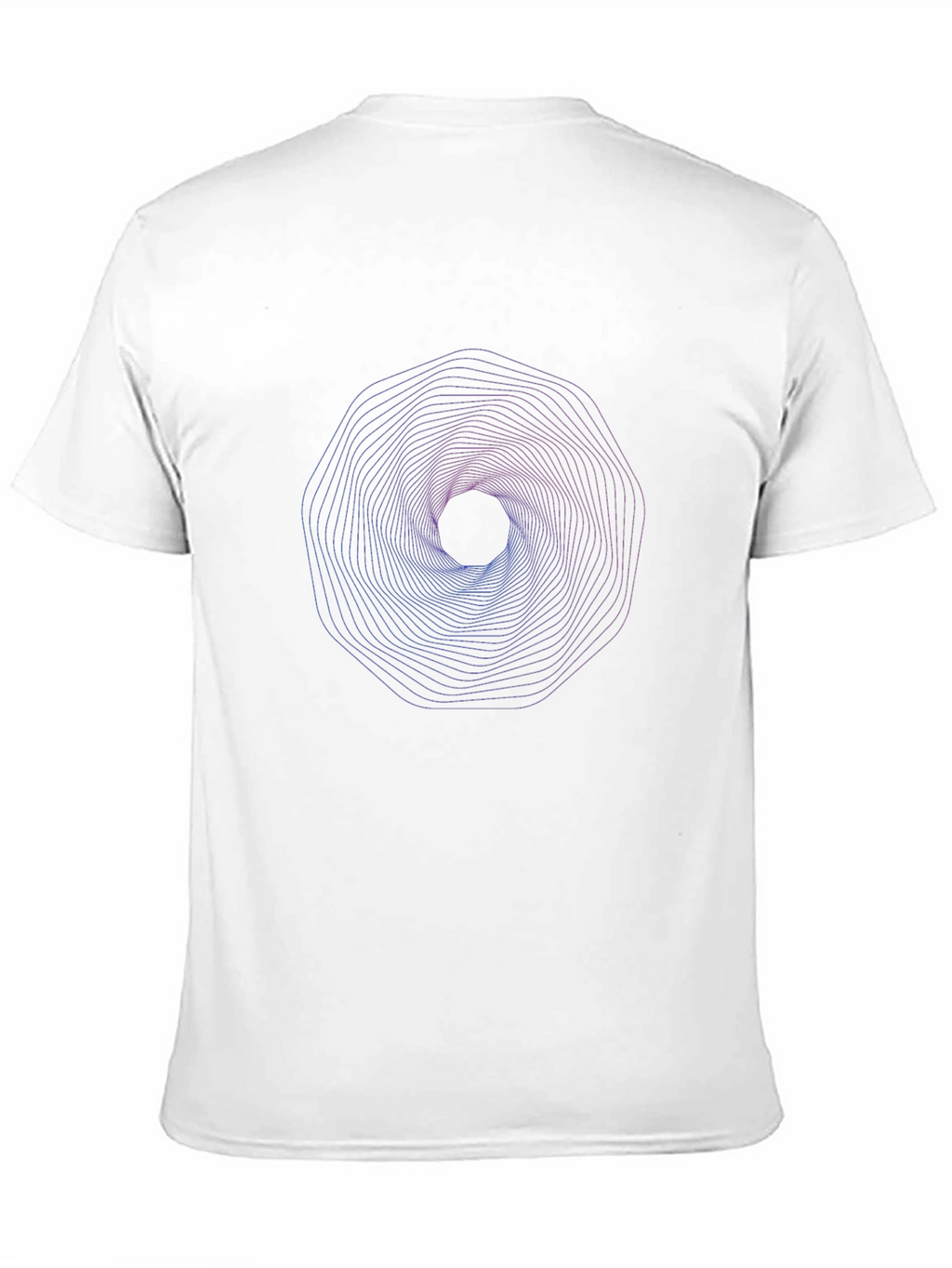 Geometric Vortex Graphic T-Shirt - Modern Style