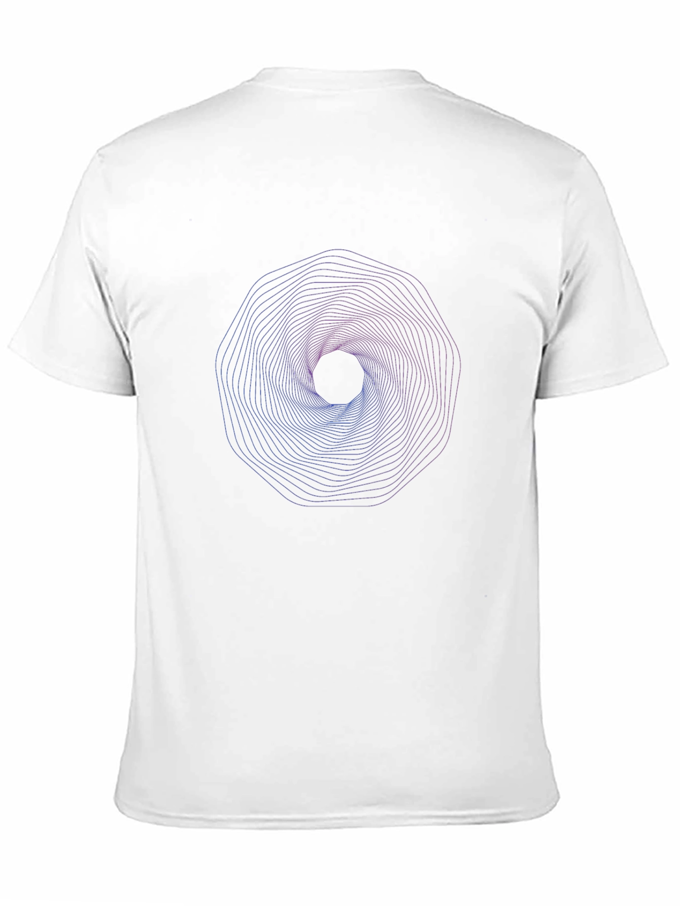 Geometric Vortex Graphic T-Shirt - Modern Style