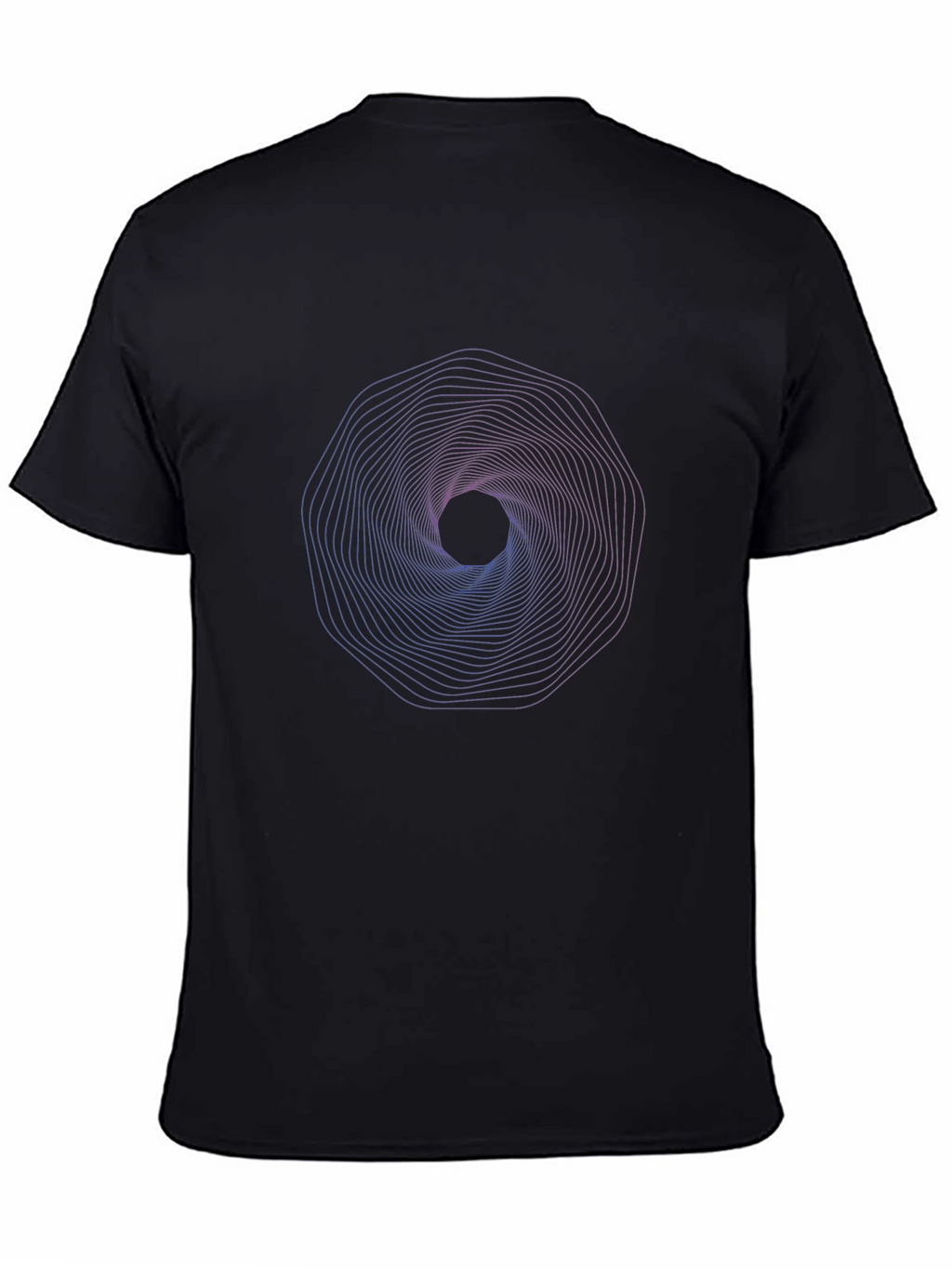 Geometric Vortex Graphic T-Shirt - Modern Style