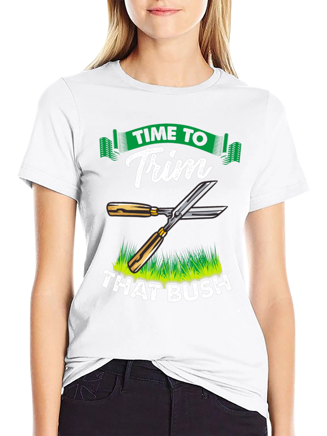 Time To Trim That Bush T-Shirt Funny