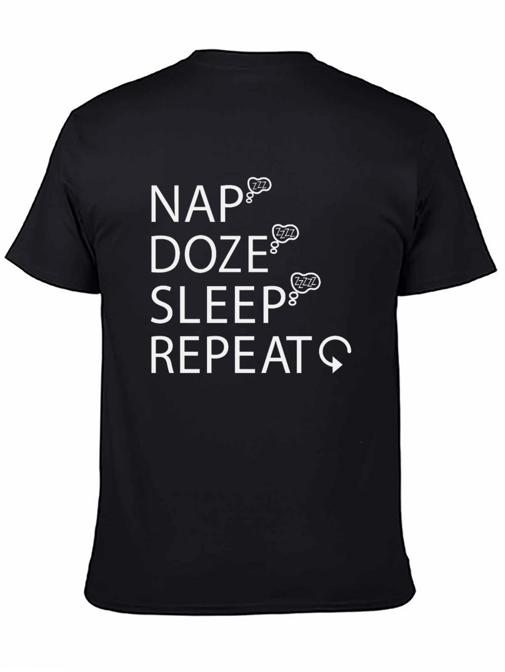 Nap Doze Sleep Repeat Graphic T-Shirt