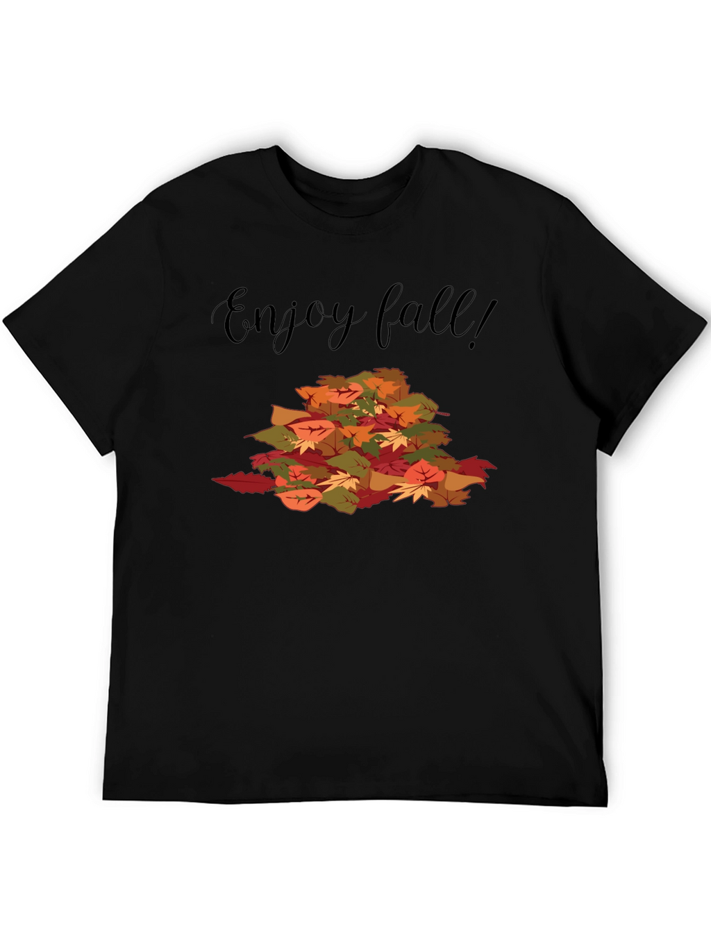Enjoy Fall T-Shirt with Leaf Design
