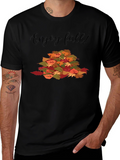 Enjoy Fall T-Shirt with Leaf Design