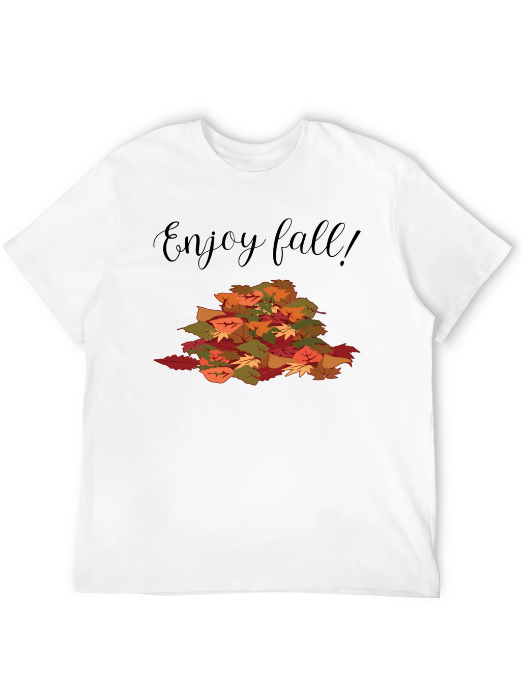 Enjoy Fall T-Shirt with Leaf Design