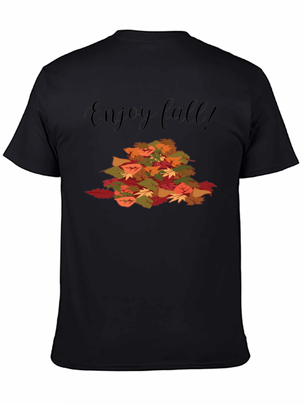 Enjoy Fall T-Shirt with Leaf Design