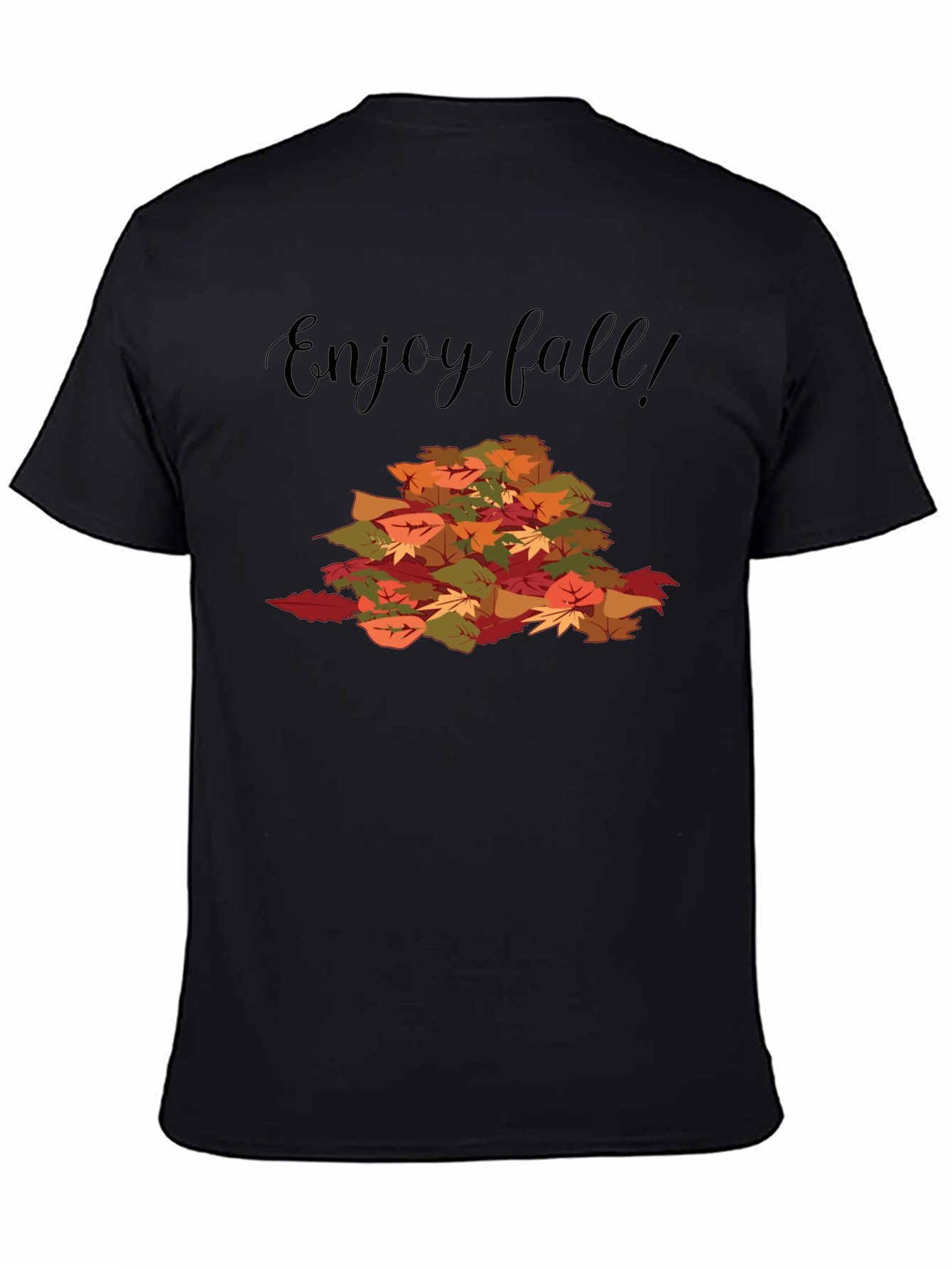 Enjoy Fall T-Shirt with Leaf Design