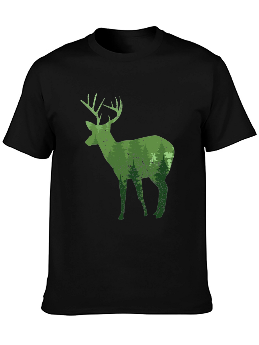 Deer Forest T-Shirt - Nature Inspired Design