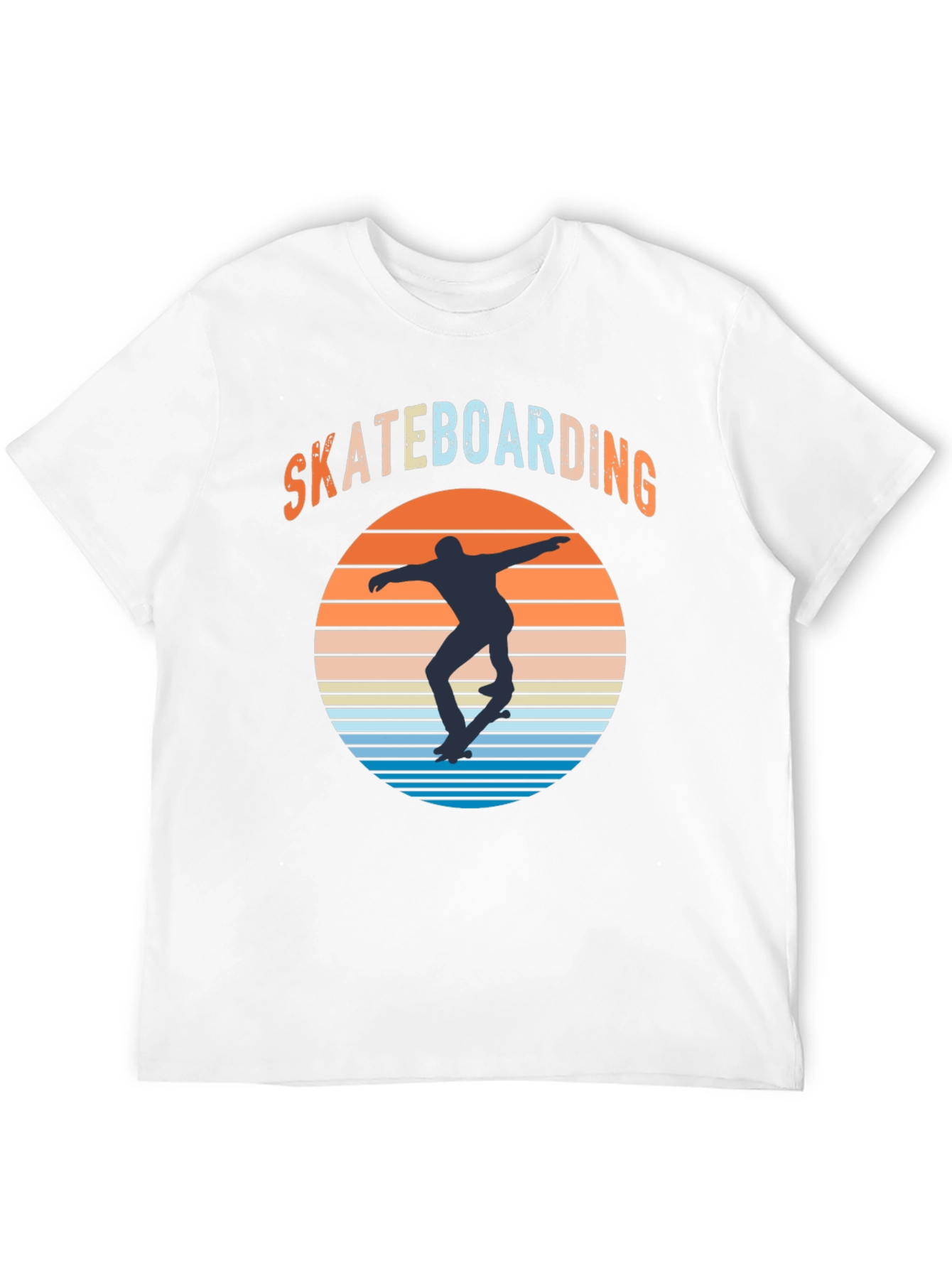 Skateboarding Sunset Graphic Tee