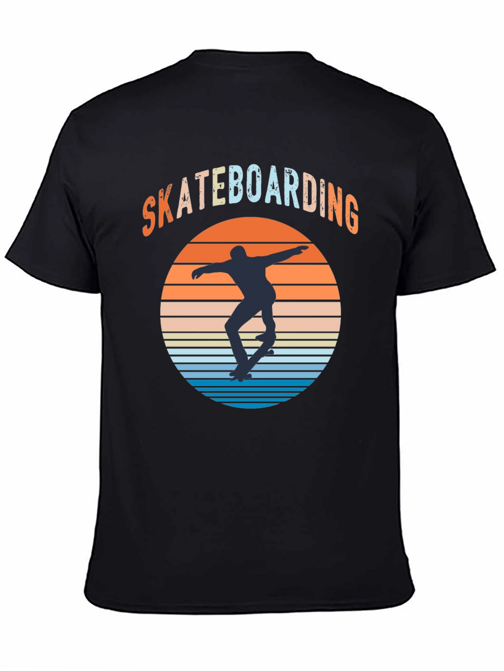 Skateboarding Sunset Graphic Tee