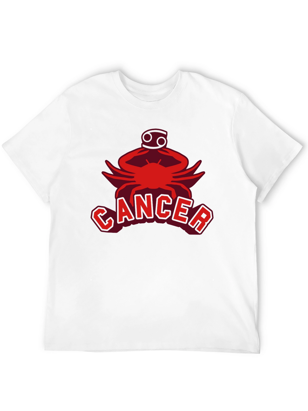 Cancer Zodiac T-Shirt: Red Graphic Tee