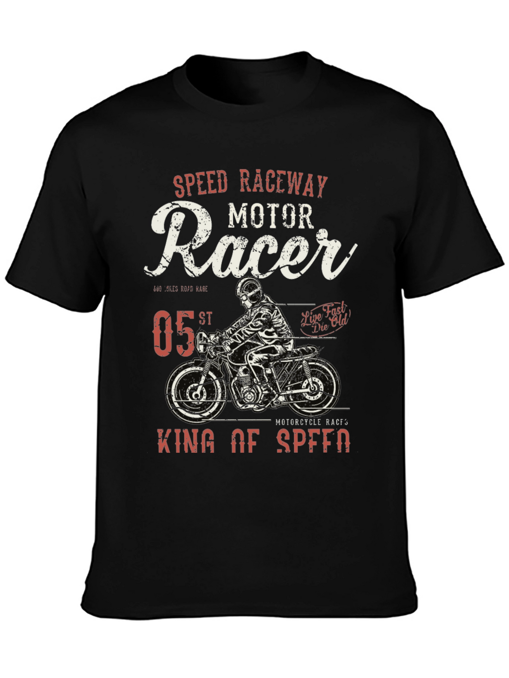 Motorcycle Racer T-Shirt - Speed Raceway Tee