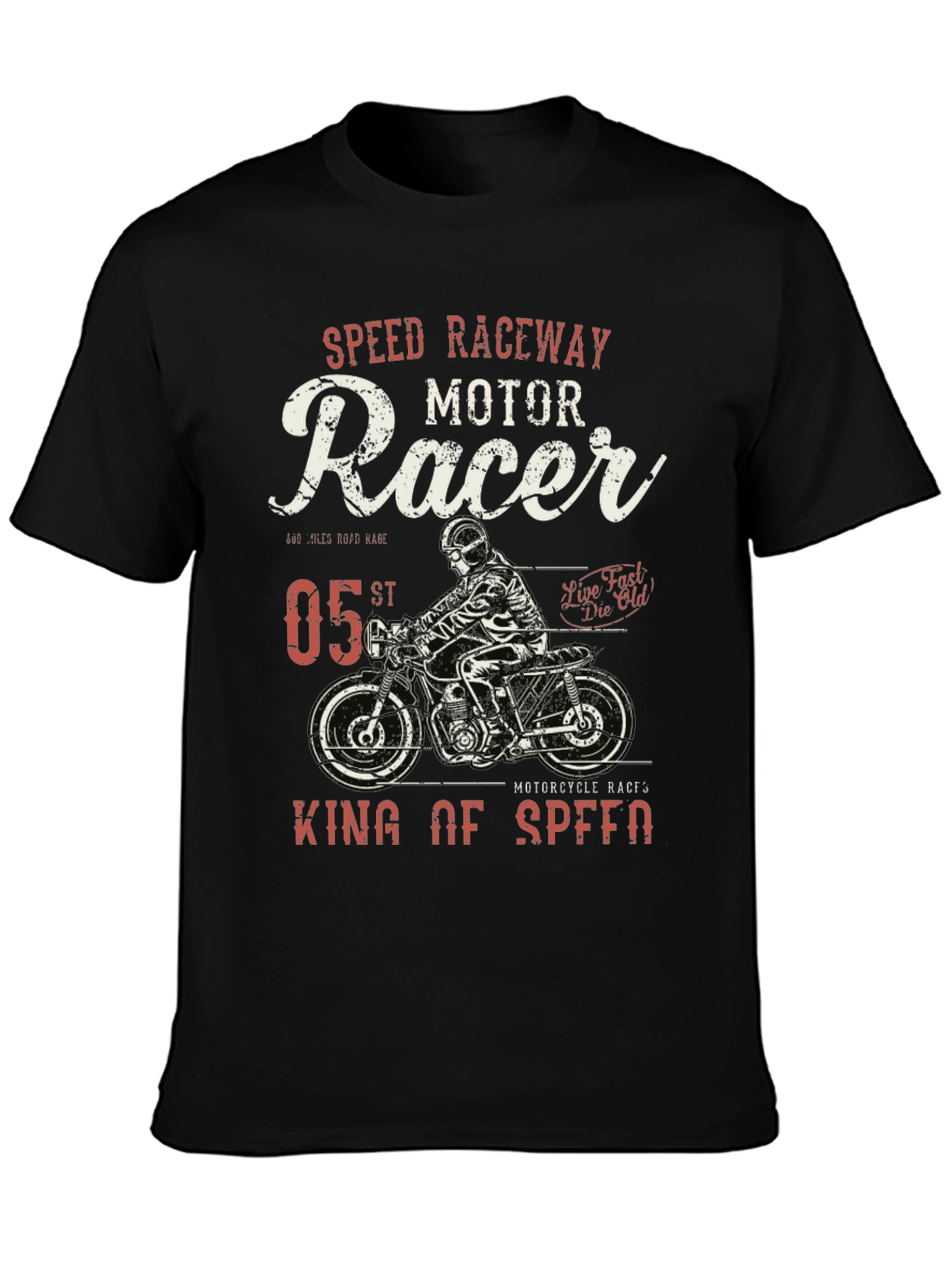 Motorcycle Racer T-Shirt - Speed Raceway Tee