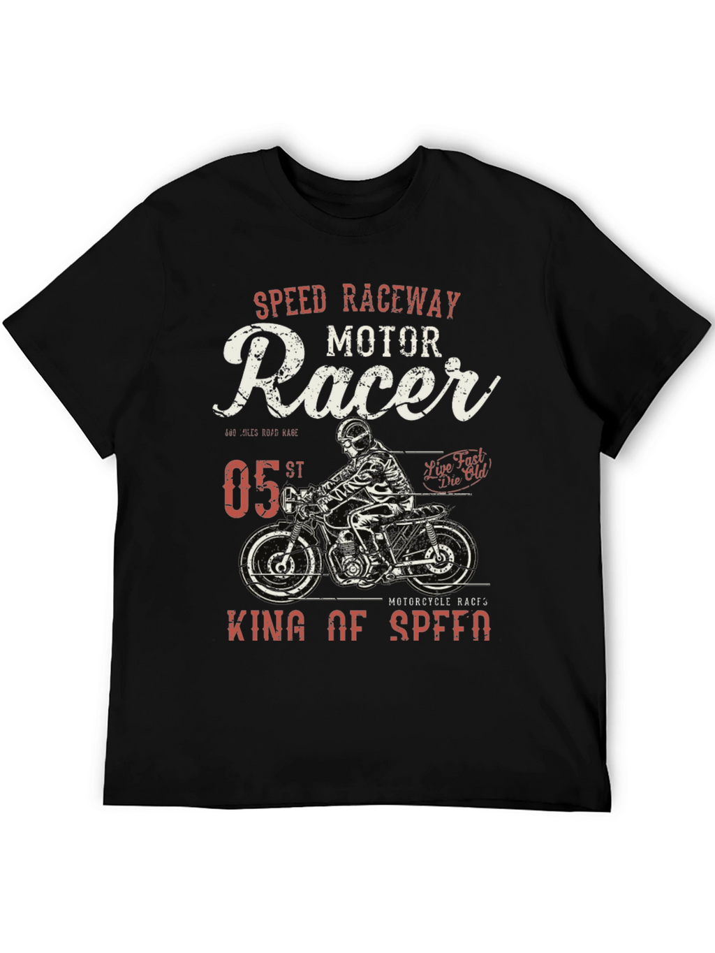 Motorcycle Racer T-Shirt - Speed Raceway Tee
