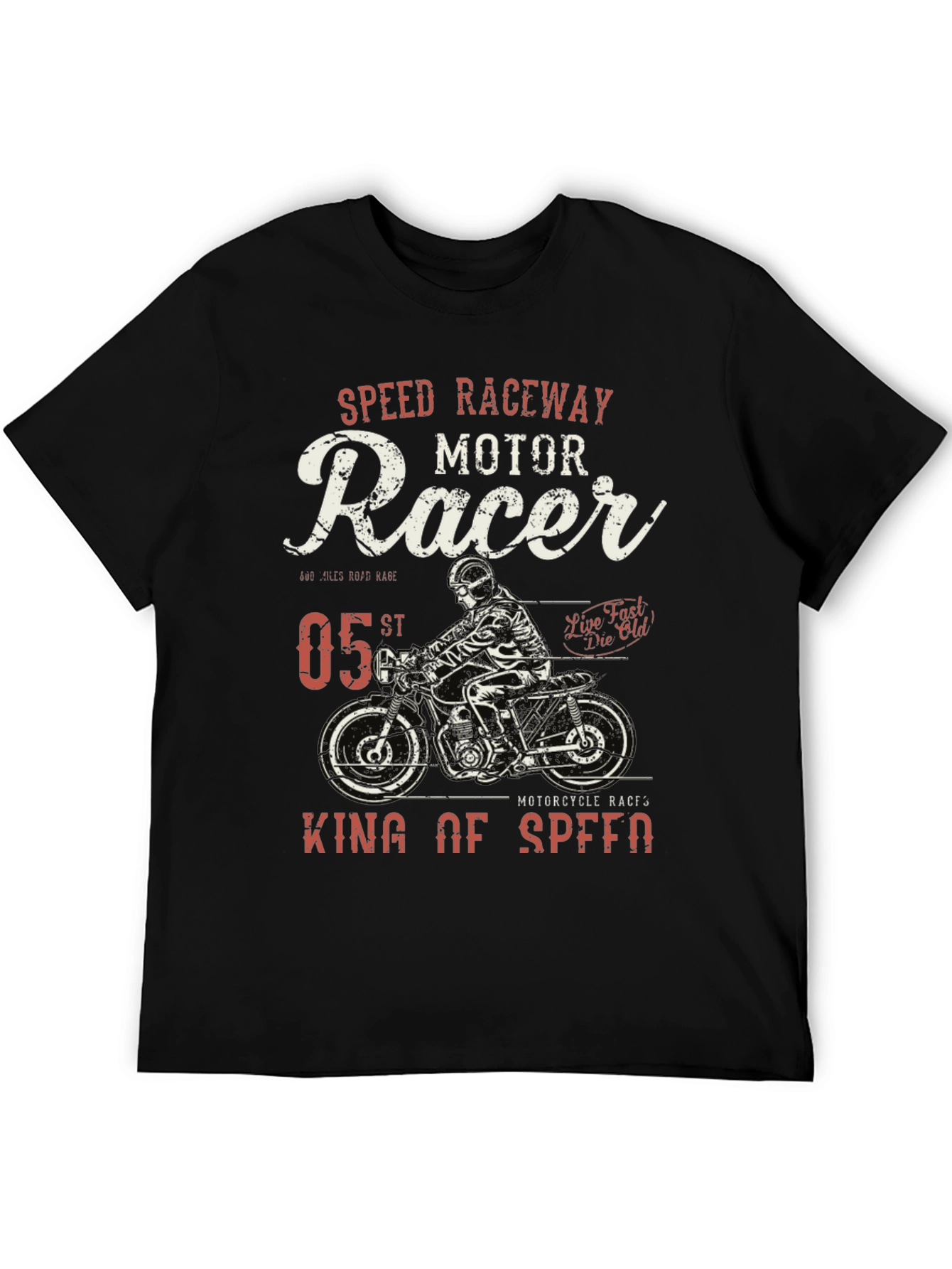 Motorcycle Racer T-Shirt - Speed Raceway Tee