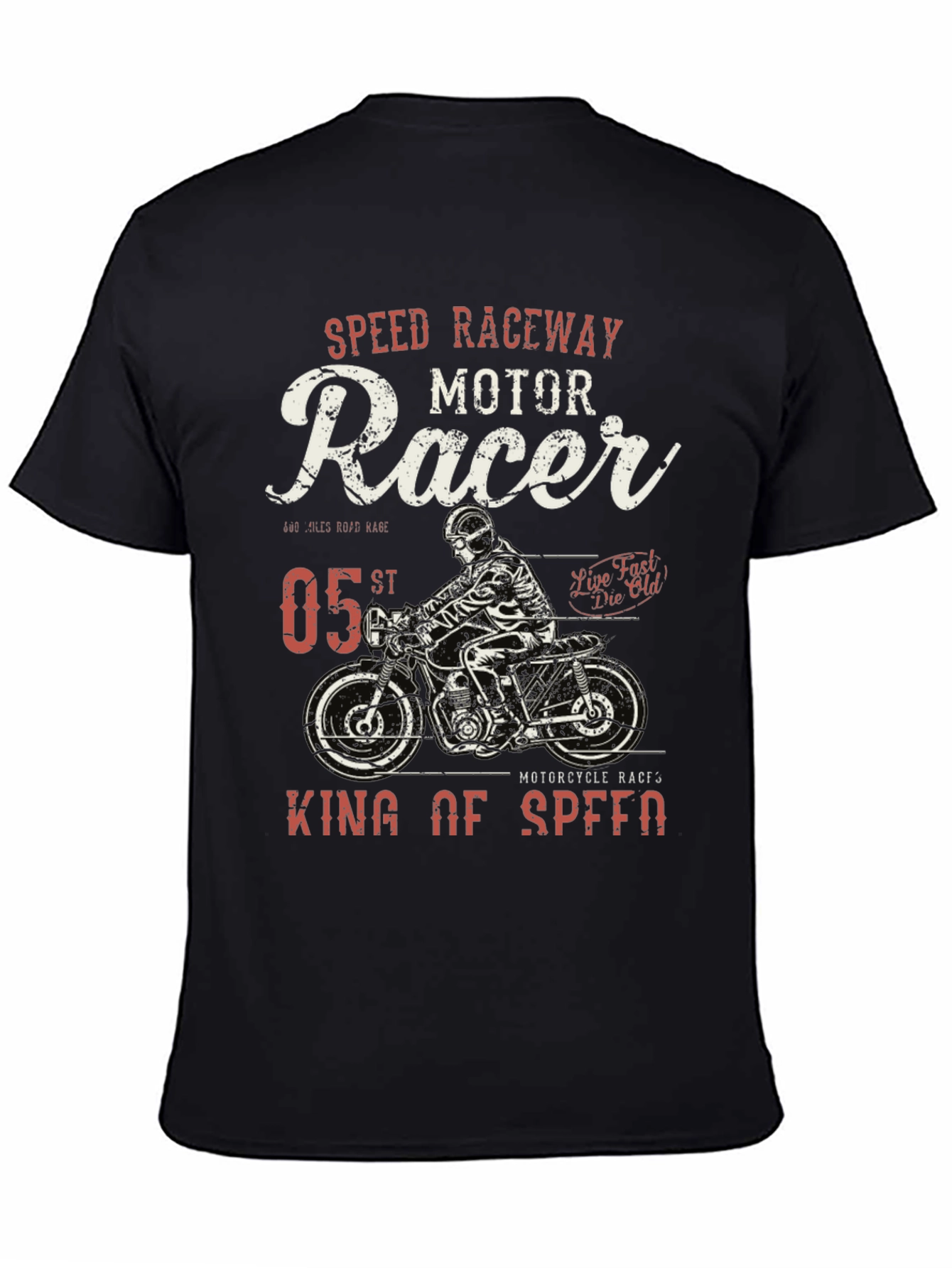 Motorcycle Racer T-Shirt - Speed Raceway Tee