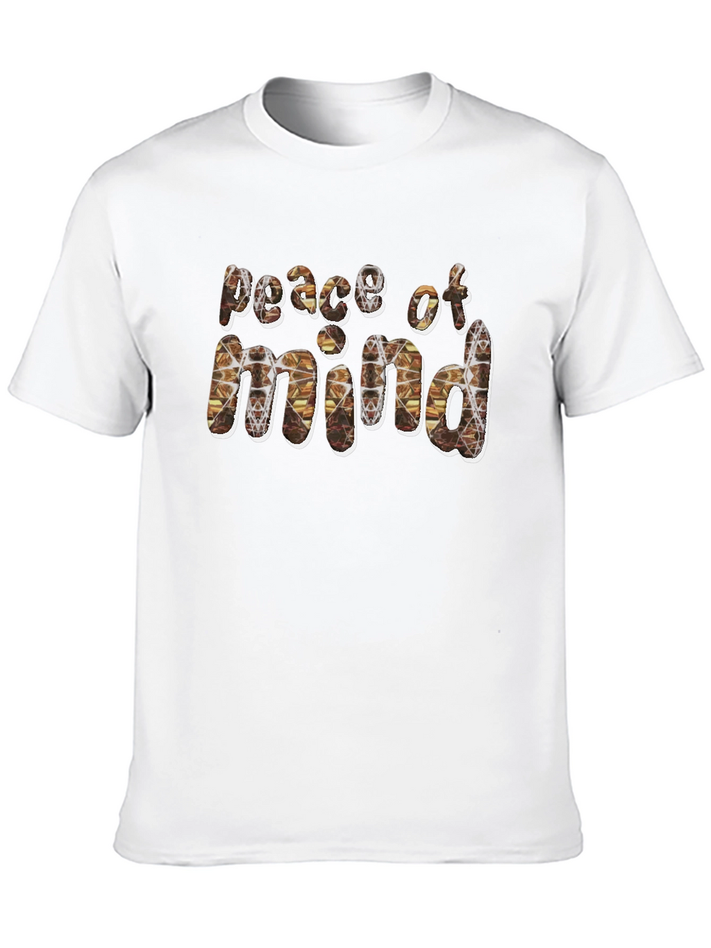 Peace of Mind Camo Graphic Black T-Shirt