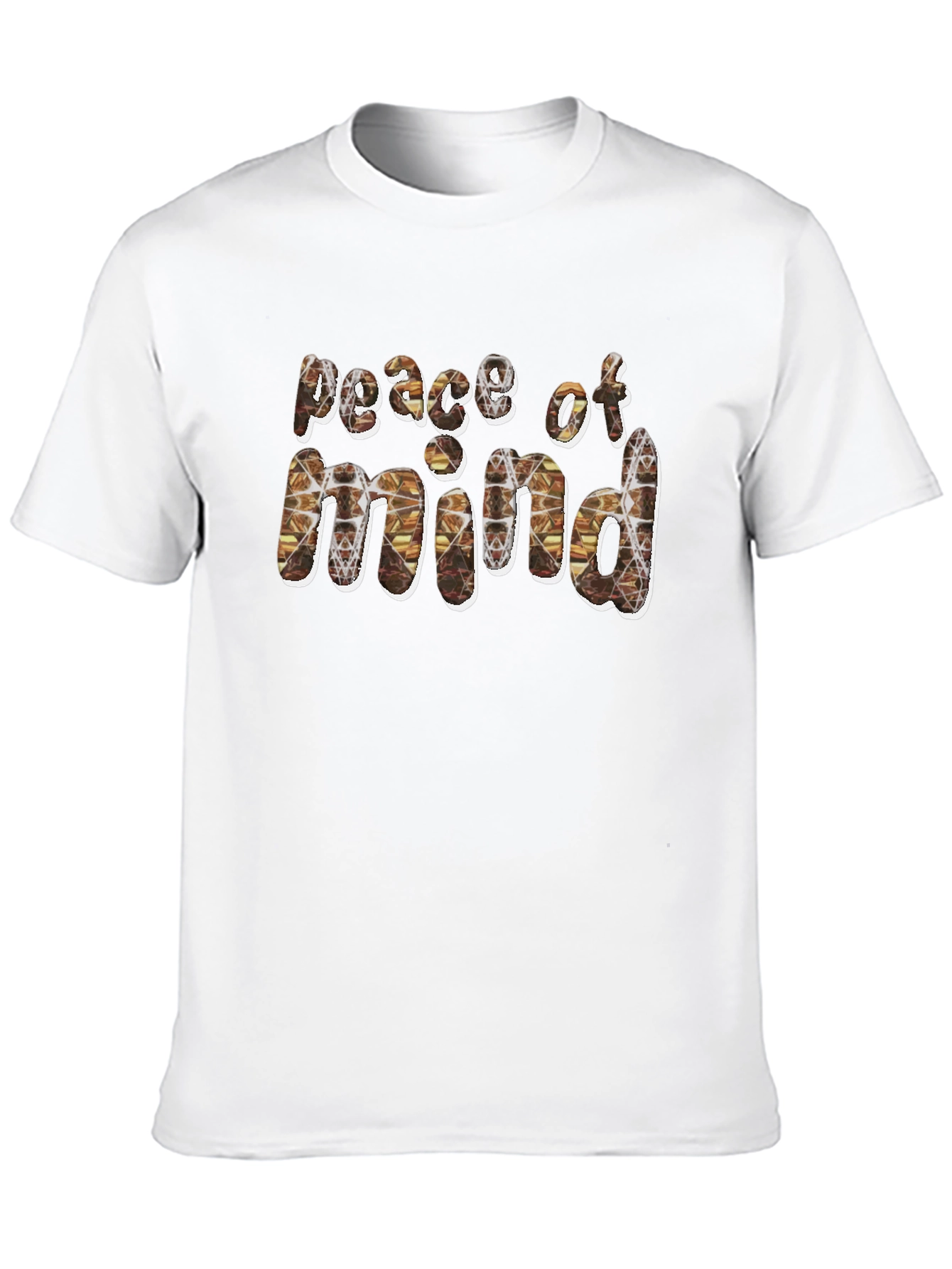 Peace of Mind Camo Graphic Black T-Shirt