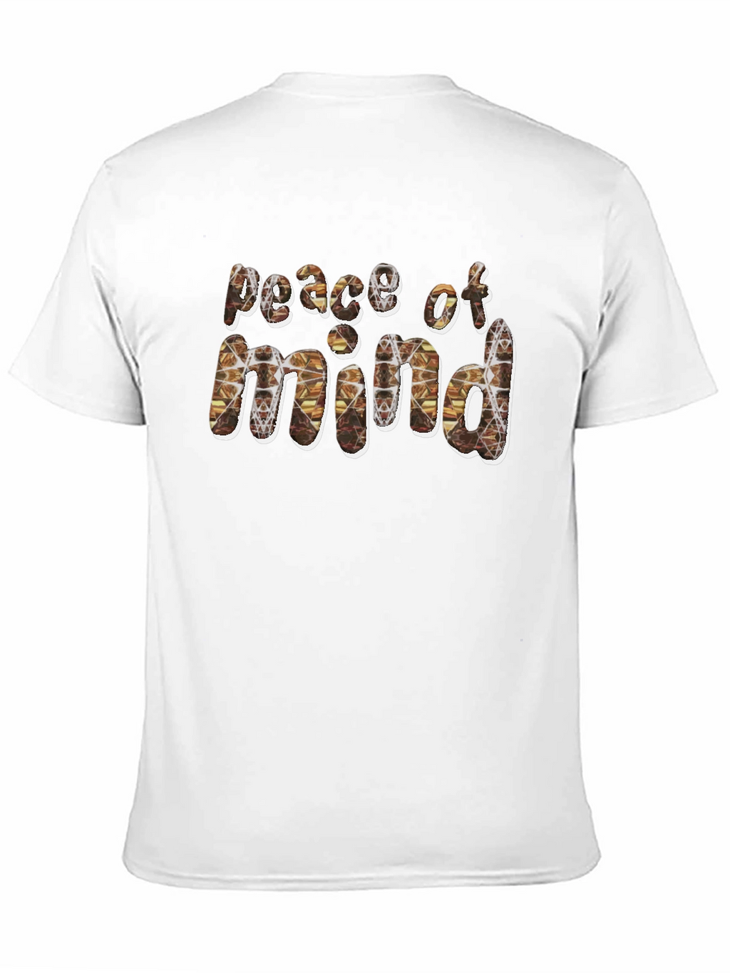 Peace of Mind Camo Graphic Black T-Shirt
