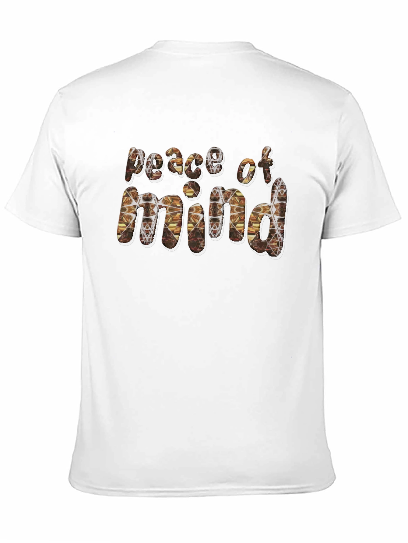 Peace of Mind Camo Graphic Black T-Shirt