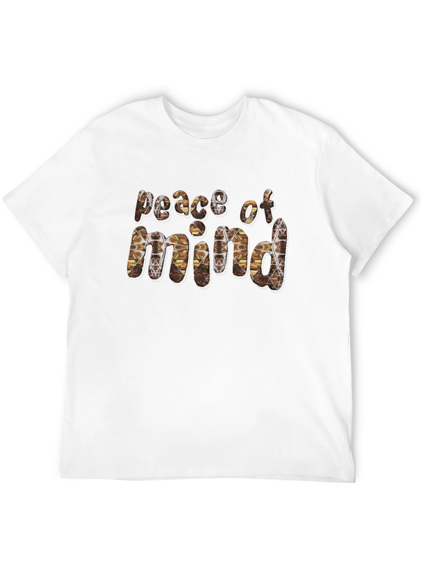 Peace of Mind Camo Graphic Black T-Shirt