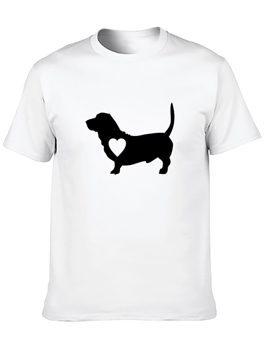 Dachshund Love Mens Black T-Shirt