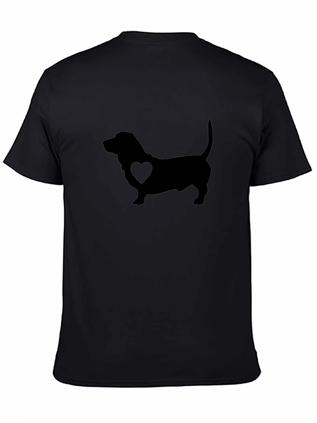 Dachshund Love Mens Black T-Shirt