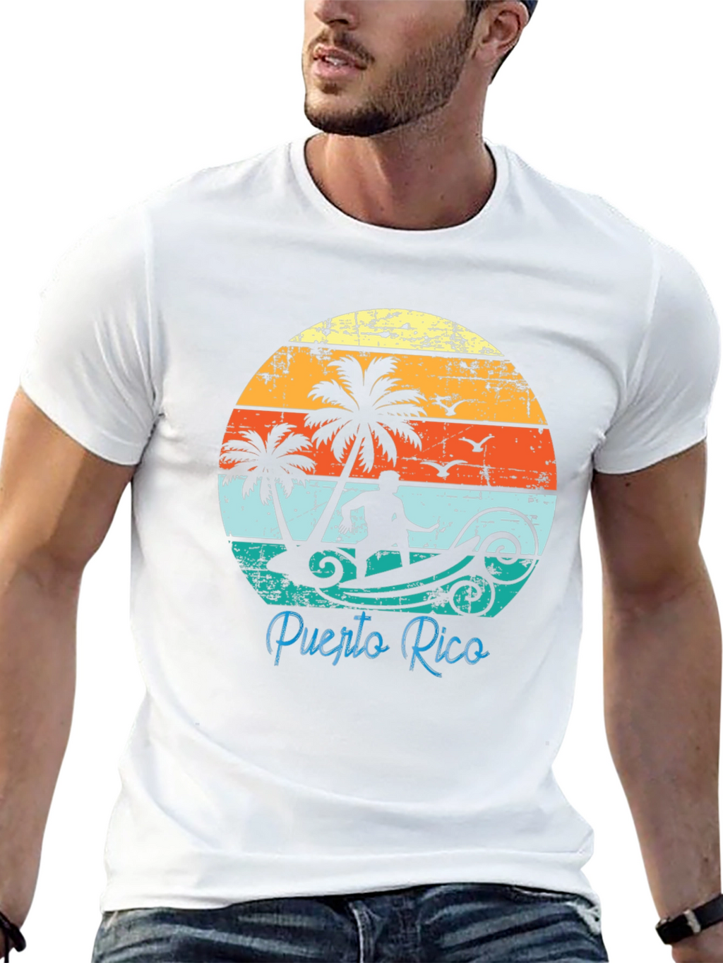 Puerto Rico Surfing T-Shirt
