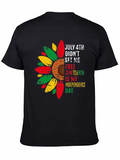 Juneteenth Independence Day Sunflower Tee