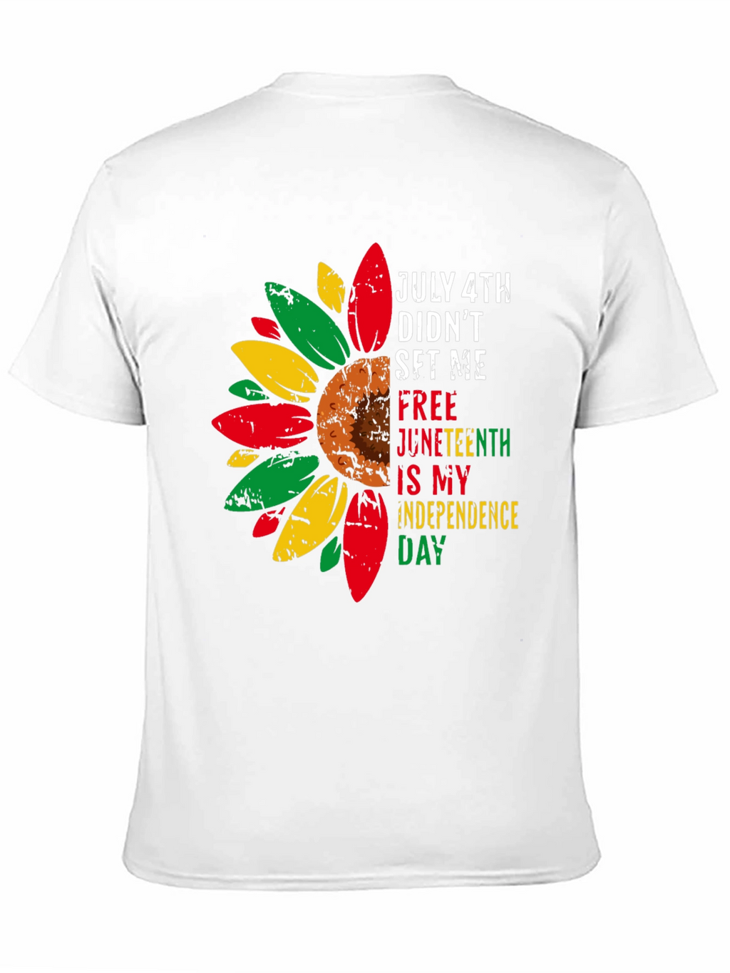 Juneteenth Independence Day Sunflower Tee