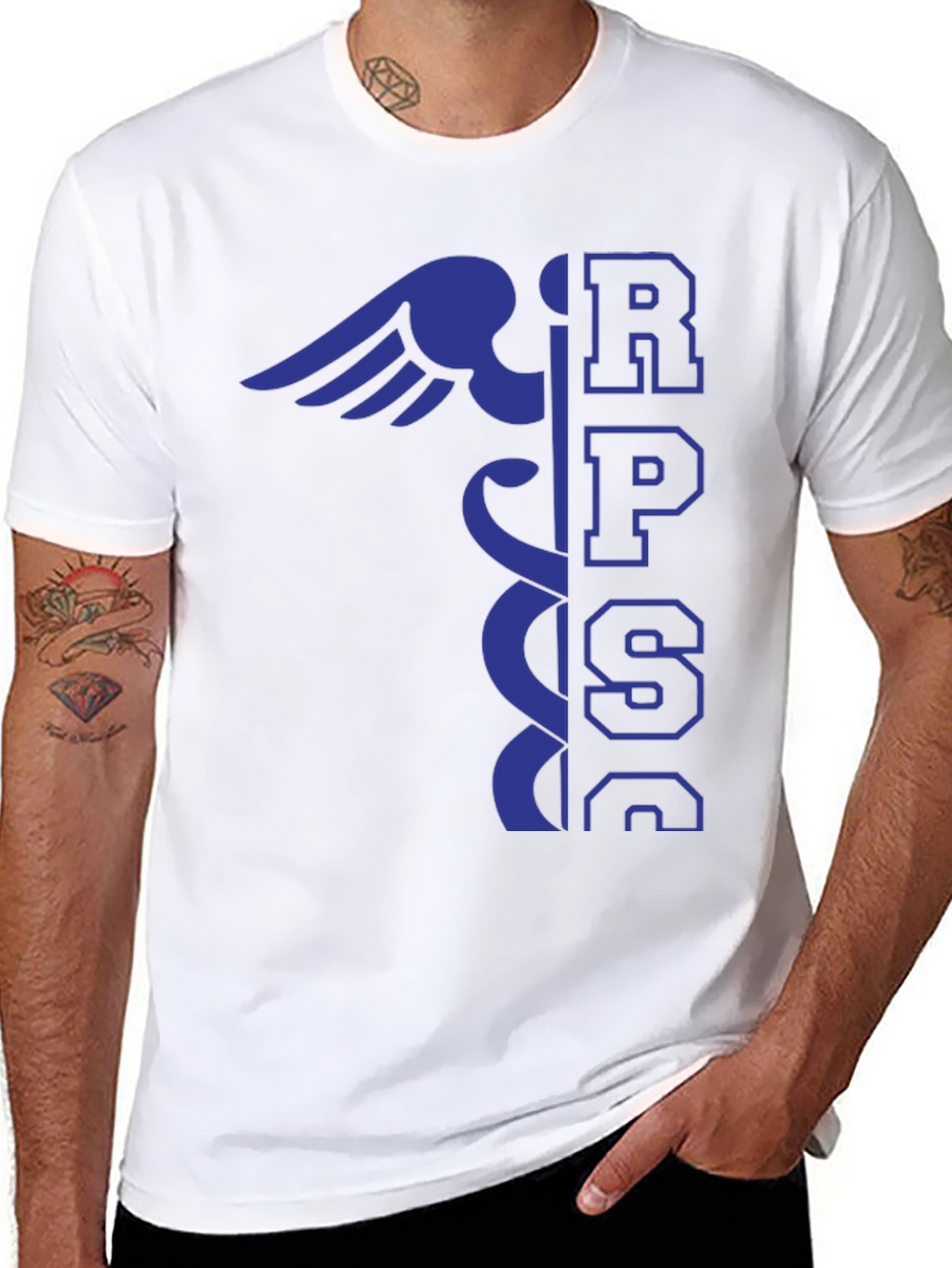 RPSC Caduceus T-Shirt - Bold Graphic Tee